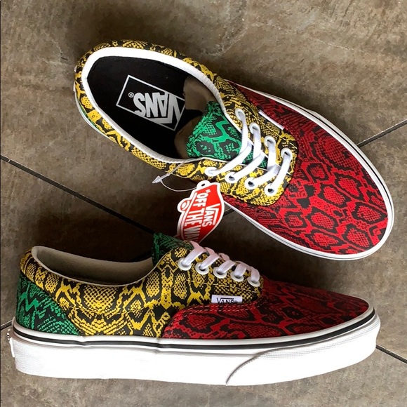 VANS ERA MULTI PYTHON Rasta/TrWht WMNS - Picture 14 of 16